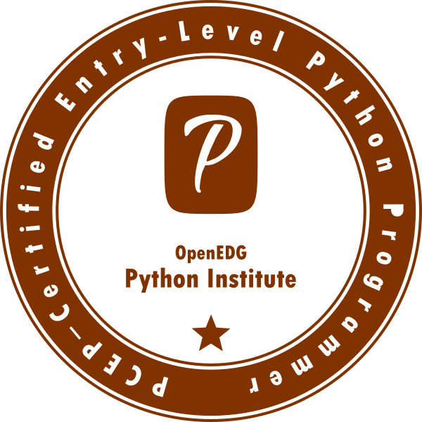 PCEP – Certified Entry-Level Python Programmer